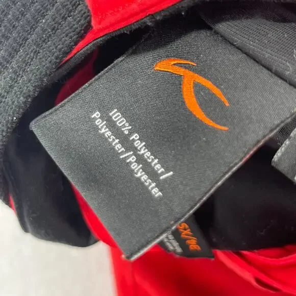 KJUS Snowpants 34 XS Adrenaline Thinsulate Flex Ski Snowboard Belted Red